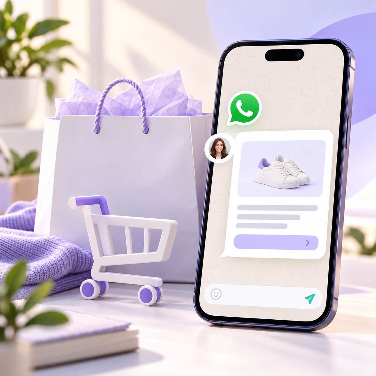 Illustration of whatsapp cart recovery